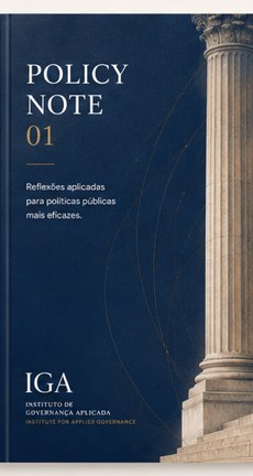 Capa Policy Note 01 — Instituto de Governança Aplicada