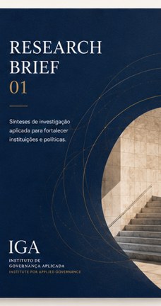 Capa Research Brief 01 — Instituto de Governança Aplicada