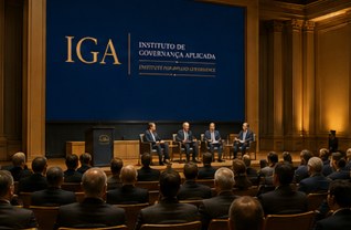 Auditório institucional durante seminário do IGA